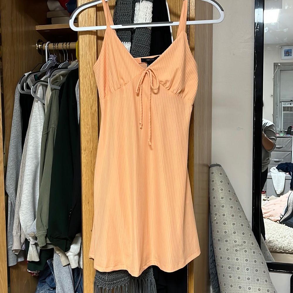 forever 21 orange dress M